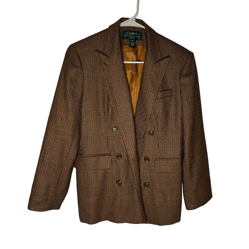 Ralph Lauren Double Breasted Wool Blazer